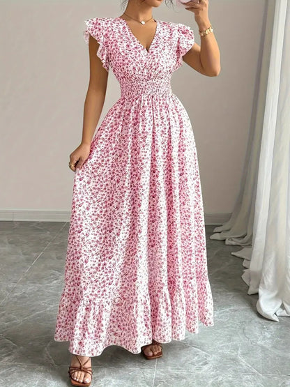 Robe Fleurie Casual Chic